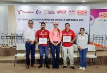 OXXO dona 400 aparatos funcionales al Sistema DIF Nuevo Laredo para beneficiar a familias en situación vulnerable