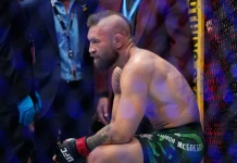 Conor McGregor sufre grave lesión de rodilla y pierde ante Holloway en su regreso a la UFC 329