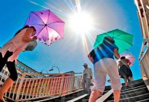 Llega la canícula con lluvia y calor