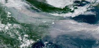 Impactantes imágenes satelitales muestran el humo de los incendios en Canadá sobre Nueva York previo a la final del Mundial