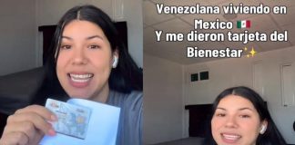 Venezolana agradece a México tras recibir la Tarjeta del Bienestar y desata debate en redes