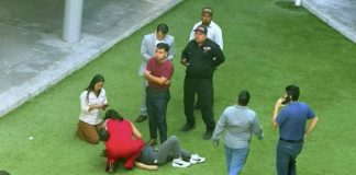 Cae alumno de un tercer piso en universidad de Tamaulipas