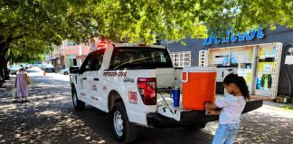 Permanece activo operativo de hidratación para proteger a la población ante las altas temperaturas