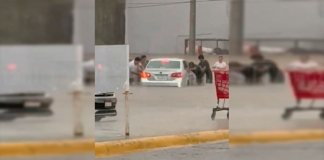 Tormenta en Reynosa, Tamaulipas, Provocó Inundaciones, Vehículos Varados y Apagones