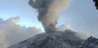 Volcán Popocatépetl: Registra 40 exhalaciones; ceniza se dirige hacia Puebla, Edomex y Tlaxcala