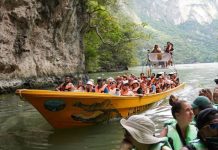 Turistas viven momentos de tensión por fuerte viento y niebla en el Cañón del Sumidero