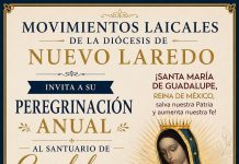 Movimientos laicales de la Diócesis de Nuevo Laredo realizarán peregrinación anual