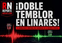 Dos temblores sacuden Linares; registran magnitudes de 3.6 y 3.8