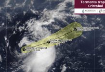 Cristóbal ya es tormenta tropical en el Atlántico; así se desplazará en las próximas horas