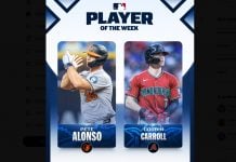 MLB: Alonso y Carroll son los jugadores de la semana