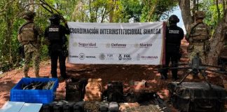 Inhabilitan laboratorio clandestino tras operativos en Sinaloa