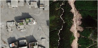 Satélites revelan destrucción tras inundaciones en Nepal; colapsó un glaciar y se formó un lago