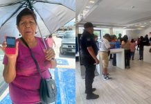 Tres horas de fila y no pudo registrar su línea