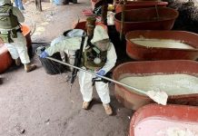 Inhabilitan campamento con 2 toneladas de sustancias en Michoacán