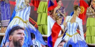 Candidata de Argentina a Miss Mundo 2026 sorprende con vestido dedicado a Leo Messi