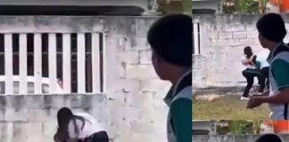 Se viraliza video de alumna de Bachilleres golpeando a su presunto novio en Cozumel