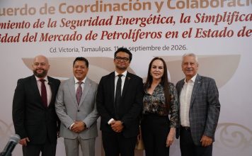 Participa Carmen Lilia en la firma del Acuerdo para el Fortalecimiento de la Seguridad Energética