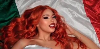 Yeri Mua se podría arrepentir de posar semidesnuda con la bandera de México: de cuánto es la multa
