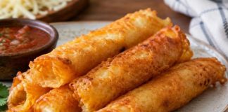 Crujiente chicharrón de queso como el de las taquerías, perfecto para botanear