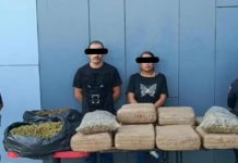 Aseguran 72 kilos de marihuana en Hidalgo; detienen a pareja con 103 dosis de cristal