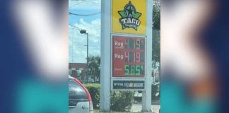 Continúa alza de gasolina en Brownsville, Texas; llega a 4.19 dólares por galón
