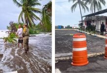 Huracán Polo provoca fuerte oleaje en Zihuatanejo y cierres en Colima