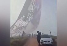 VIDEO: Impresionante escena apocalíptica provoca la explosión de un globo gigante en Sao Paulo