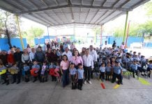Fortalece alcaldesa Carmen Lilia Canturosas infraestructura educativa; inauguran obras en jardín de niños y primaria