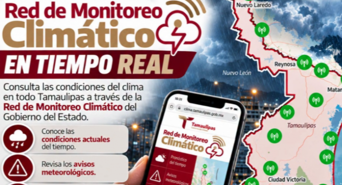 ¿Vas a salir? Así puedes revisar el clima de Tamaulipas en tiempo real