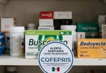Cofepris emite alerta sanitaria para 3 medicamentos, entre ellos ADerogyl