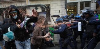 Continúan las olas de protesta de estudiantes en Francia