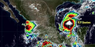 Alertan por la presencia simultánea de tres ciclones