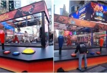 VIDEO: Street Fighter convierte Times Square en un arcade gigante; Ryu y Ken cobran vida en épica pelea