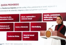 Sheinbaum presenta proyecto de decreto para obligar a plataformas digitales a bajar contenidos que inciten violencia y odio