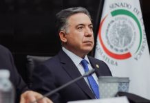 Senado rechaza solicitud ciudadana de quitar fuero a Inzunza; decisión de dejar escaño “corresponde a cada senador”, dice