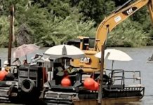 Estados Unidos hace perforaciones en el Río Bravo para anclar boyas de seguridad