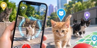 Así funciona Cat Collector, aplicación para atrapar gatitos al estilo de Pokémon GO