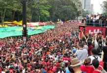 Izquierda brasileña sale a las calles para impulsar remontada de Lula; “no podemos permitir que los ladrones vuelvan a gobernar”