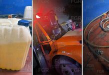 FGR asegura 203 litros de combustible y un autobús en Nuevo León