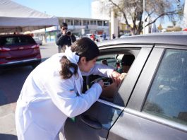 Invita gobierno municipal a vacunación gratuita contra la influenza, neumococo y Covid-19 en modalidad Drive Thru