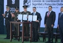 Defensa y SSPC firman convenio para coordinar la estrategia de seguridad pública