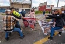 Mantienen bloqueo en la México-Toluca; buscadoras temen nuevas agresiones