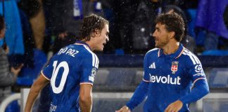 Show de Nico Paz en la goleada del Como a Manchester United en Champions League: doblete con un zurdazo al ángulo y asistencia clave