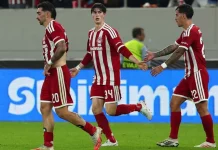 Hormiga le da el triunfo a Olympiacos ante Sparta Praga; UEFA le quitó el gol y rectificó