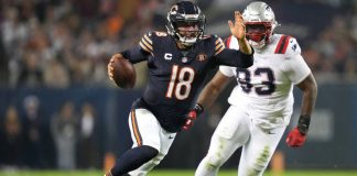 Caleb Williams supera a Drake Maye y guía a Bears al triunfo sobre Patriots en Soldier Field