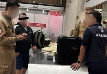 Decomisan 10 kilos de presunta droga en equipaje en el AICM