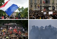 Francia vive nueva jornada de protestas; suman 135 detenidos