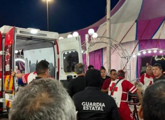 Dan de alta a artista que cayó durante show en la Feria Tamaulipas