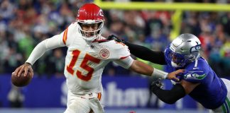 Seahawks anulan a Patrick Mahomes y terminan con el invicto de los Chiefs
