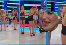 Ernesto Chavana patea dron y golpea rostro de modelo en pleno programa en vivo; ella rompe el silencio